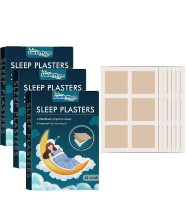 Sleeping plasters for adults particularly strong against insomnia improved set with 42 plasters sleeping plasters for men and women sleep aid gifts (126PCs)