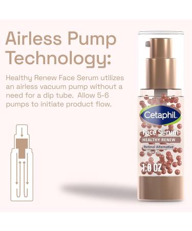 Cetaphil Healthy Renew Anti Aging Face Serum 1 Oz Retinol Alternative Serum for Face with Niacinamide & Peptides Skincare for Sensitive Skin with Vitamin B Complex Fragrance Free NEW 1oz - Buy Online on GoSupps.com