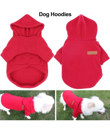 Hualisiji Christmas Dog Sweater Hoodie - Warm Lightweight Chihuahua Sweatshirt in XXL Red | Perfect for Holiday Comfort - Buy Online on GoSupps.com