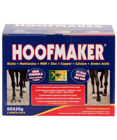 Thoroughbred Remedies TRM Hoofmaker - 60 x 20 G Sachet - Clear Unisex TRI0058