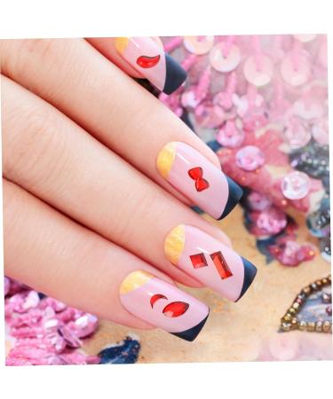 Healeved 1 Box Nail Jewelry Drill Crystals Decor Ab Glass Rhinestones Sticker Gems Gemstones for Nails Nail Diamonds Rhinestones Manicure Tools Nail Plastic Nail Stickers Love Red 13X5X1cm Red - Buy Online on GoSupps.com