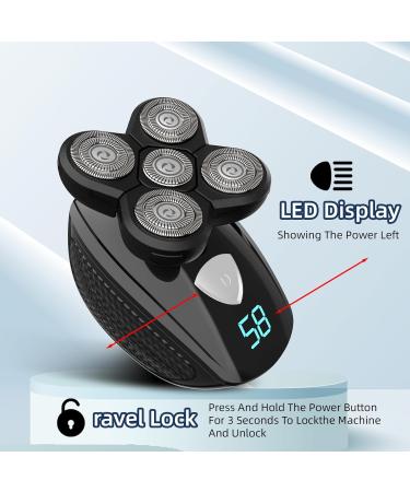 Head Shavers for Bald Men | Rotary Waterproof Cordless Electric Shavers - Dry & Wet Shaving - Buy Online on GoSupps.com