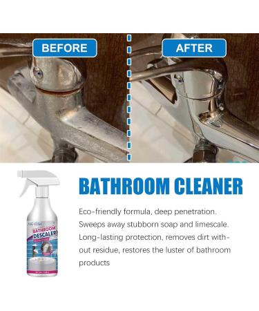 5 Pcs Bathroom Descaler Cleaner - 60ML Stain Removal for Bathroom - Multi-Purpose Descaler for Household Items Shower Door Cleaner Soap Scum Remover for Shower Sink Cleaner Dobooo - Buy Online on GoSupps.com