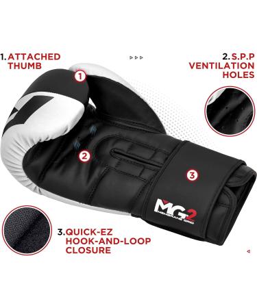 RDX Maya Hide Leather Boxing Gloves for Muay Thai Kickboxing & Sparring - 10oz to 16oz - Ideal for Home Fitness | International Shipping Available - Buy Online on GoSupps.com