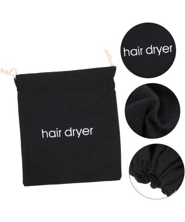 PLAFOPE 2pcs Hair Dryer Storage Bag Frog Bag Travel Bags Make up Brush Holder Organizer Pouch Fabric Black - Buy Online on GoSupps.com
