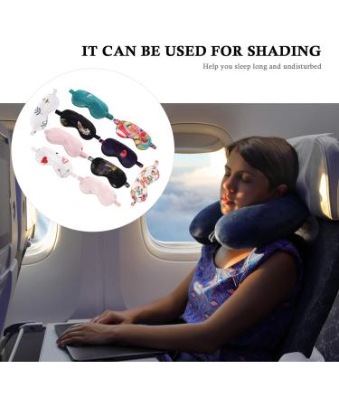 Healifty Silk Sleeping Eye Mask 10pcs - Comfortable Eye Covers for Better Sleep - Elastic Band, Travel-friendly - Random Color - Buy Online on GoSupps.com