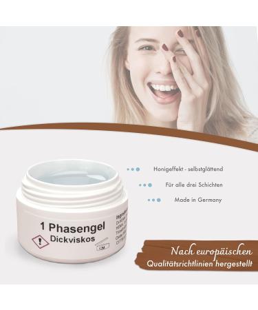 GS-Nails 1-Phase UV Nail Gel - 3-in-1 Adhesive Assembly & Sealing Gel for Nail Art - 5 ml International Shipping - Buy Online on GoSupps.com