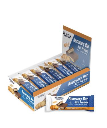 Victory Endurance Recovery Bar (12x35g) Go t Biscuit Barre Gaufrette Prot in e de R cup ration Post-entra nement Avec 32% de Prot ines par Barre et Enrobage au chocolat Effet Rassasiant