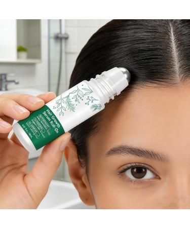 Hair Oil 20ml Liquid Roll-On with Natural Scalp Care - Hair Strengthening Oil for Women and Men Anti-Breakage Silky Texture - Buy Online on GoSupps.com