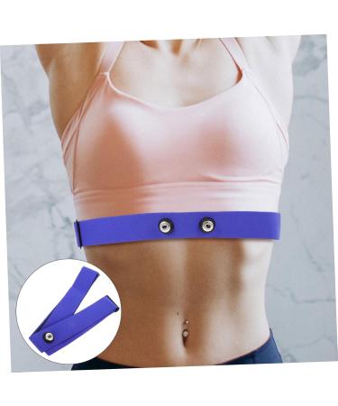 Kichouse Blue Heart Rate Monitor Chest Strap | Breathable Sports Equipment for Accurate Heart Frequency | Durable Nylon & Rubber Band 17.00x3.00x0.10cm - Buy Online on GoSupps.com