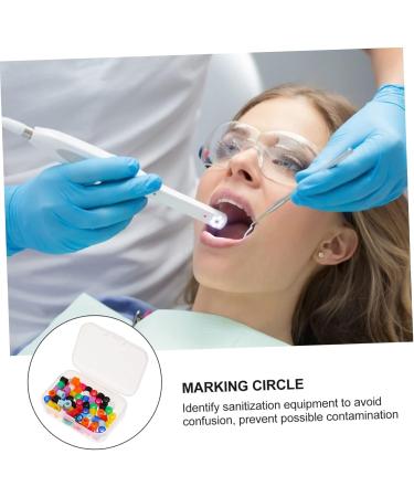 Healeved 640 Stk Silicone Tooth Coloring Code Rings | Dental Instruments Color Coding | High Pressure Durable Plastic - Set of 4 (0.3x0.3cm) - Buy Online on GoSupps.com