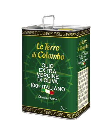 Buy Le Terre di Colombo 100% Italian Extra Virgin Olive Oil - 3L Can | Premium Quality & International Shipping - Buy Online on GoSupps.com