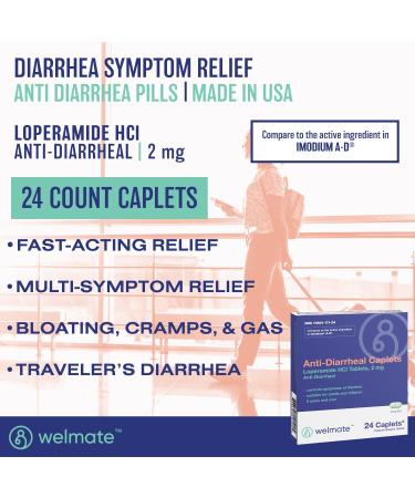 WELMATE Recovery Bundle Sodium Chloride Tablets 300ct Anti-Diarrheal Loperamide HCL 2mg - Buy Online on GoSupps.com