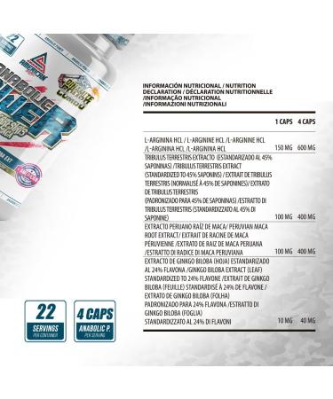 AS American Supplement | Anabolic Power | 90 Capsules | Neutral Flavor | Natural Anabolic | Helps Increase Muscle Mass | Enriched with Ginkgo Biloba - Buy Online on GoSupps.com