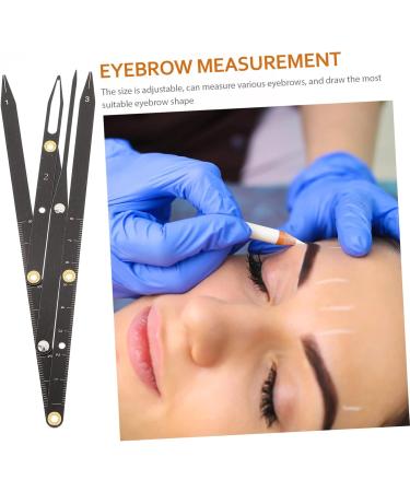 Mobestech 6 Pcs Second Generation Scale Metal Dies Stainless Steel Eyebrow Ruler Eyebrow Rulers Make up Tracer - Buy Online on GoSupps.com
