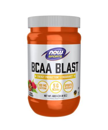Now Foods Sports BCAA Blast Natural Raspberry 21.16 oz (600 g)