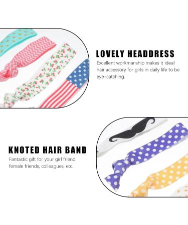 Buy Lurrose 48-Piece Colorful Knotted Headband Set - Premium Hair Ties & Ponytail Holders for Women Girls & Children | International Shipping Available - Buy Online on GoSupps.com