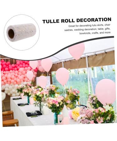 ABOOFAN 3 Rolls Christmas Scarf Dinner Table Decor Mesh Ribbon Diy Wrapping Tulle Star Yarn - Buy Online on GoSupps.com