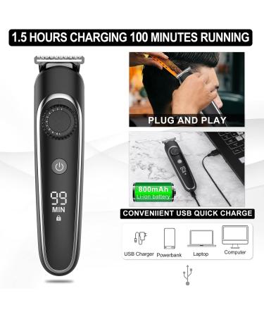 Pro Hair Clipper Professional Beard Trimmer Hair Clipper for Men Razor Hair Trimmer Hair Cutting Kit 6 in 1 Waterproof Rechargeable Hair and Shaving - Buy Online on GoSupps.com