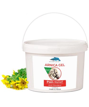 Arnika Forte Gel concentrate 90% Arnika extract organic from organic cultivation.Massage gel for muscles and joints.Moisture cream for the skin - 2200 g 2.2 kg