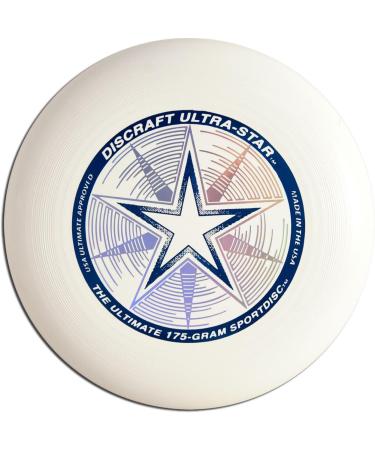 Discraft Ultrastar Frisbee 27.5cm - Unisex Adult White | International Shipping Available - Buy Online on GoSupps.com