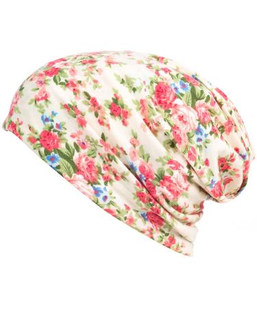 HONENNA Printed Turban Headband Chemo Cap Soft Sleep Beanie Begin One Size