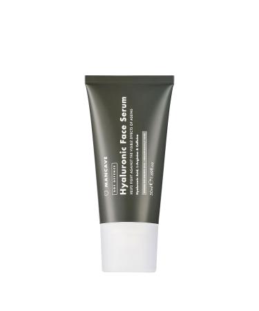 ManCave Hyaluronic Acid and Caffeine Anti-Aging Face Serum 50ml Formulated to reduce the Appearance of Fatigue and Enhance Damaged Skin with Caffeine and Glycogen Vegan Friendly Made in the UK