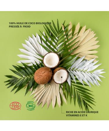  Exotic Oil Organic Coconut Oil - Ecocert and Cosmos Organic certified - Cold pressed - 100% pure - Natural hair and skin care - Luxury soft-touch bottle (100 ml) - Buy Online on GoSupps.com