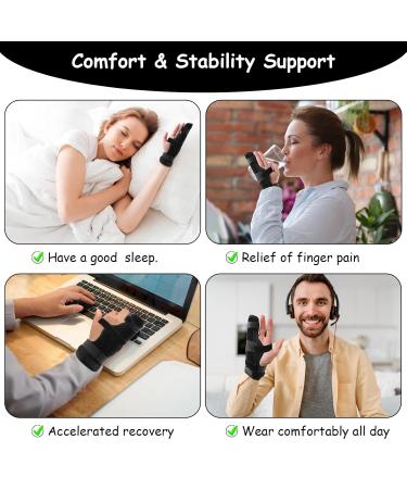 Adjustable DSL SQD Finger Rail for Ring & Small Fingers - Metacarpal Support for Boxer Fractures & Arthritis - Medium Hand Size - Buy Online on GoSupps.com