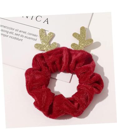 Beaupretty Christmas Hair Rope Christmas Hair Tie Womens Hair Bands Hair Accessory for Girls Stretch Headbands for Women Thick Hair Ties Girls Hair Ties Miss Elastic Band Fabric Elk - Buy Online on GoSupps.com