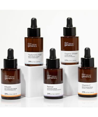 Skin Generics | Anti-Blemish Facial Serum 30% Arbutin | 30ml | Melanin Regulating Serum that Promotes Skin Whitening | Anti-Ageing Serum without Parabens or Paraffins | 100% Vegan Anti-Dark-Spot Serum - Buy Online on GoSupps.com