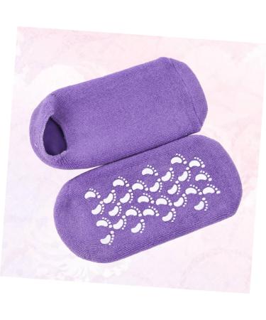 Ipetboom Womans Socks 1 Pair Foot Moisturizing Socks Kitten Heels for Women Dressy Womens+Pumps Block Heels for Women Dressy Ladies Socks Hard Skin Repair Socks Purple Spa Silicone Gel - Buy Online on GoSupps.com