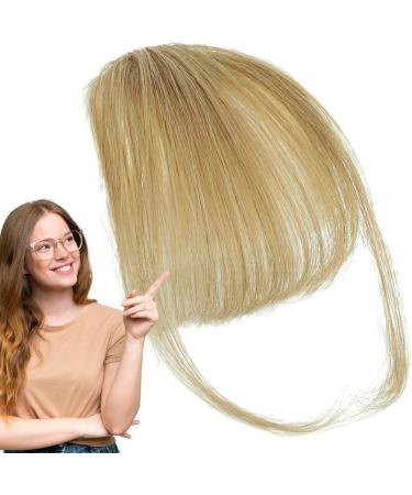 Fringe Clip-In Bangs Real Hair Real Hair Fringe Bangs Human Hair Clip In Fringe Extensions Natural Bangs With Temple Hairpieces Real Hair Extensions for Women Grey gold - Buy Online on GoSupps.com