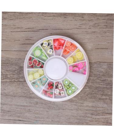 minkissy Nail Art Decor 12 Fruit Decor Nail Decorations for Nail Art Nails Decoration Nail Art Decoration Polymer Clay Slices for Nail Manicure Tool Soft Pottery Boxed - Buy Online on GoSupps.com