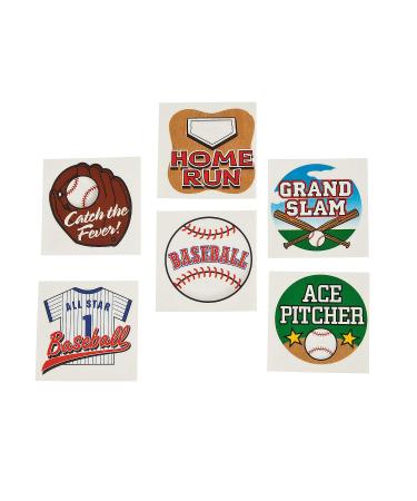 BASEBALL TATTOOS (6DZ) - Apparel Accessories - 72 Pieces