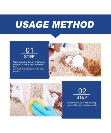 Dry Foam Cleaner Dry Foam Cleaner for Clothes Clothing Dry Cleaning Spray Foam Dry Cleaning Agent for Fabrics Down Coats Instant Cleaning (5pcs) - Buy Online on GoSupps.com