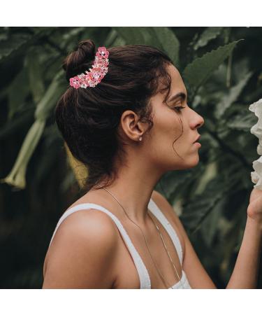 Beaupretty Rhinestone Comb Flower Fairy Jewelry Wedding Hair Comb Clip Bride Hair Accessory - Buy Online on GoSupps.com