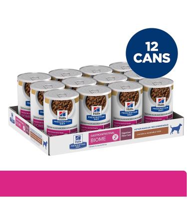 Hill's Prescription Diet Gastrointestinal Biome Chicken & Vegetable Stew 12.5 oz 12-Pack Wet Dog Food - Veterinary Diet - Buy Online on GoSupps.com