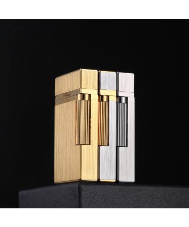 Kerosene/Butane Brushed Metal Copper Lighter Classic Vintage Lighter Side Slide Lgnition Steel Tone Trench Lighter for Men Dad Husband Gift Collect(Fuel Not Included)(B Butane) - Buy Online on GoSupps.com