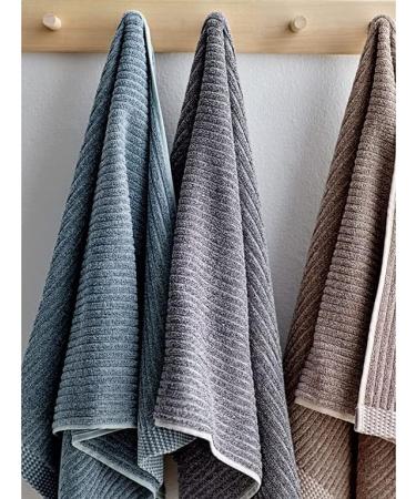S dahl Organic Melange Washcloths | 100% Organic Cotton | Set of 4 | 30x30 cm | Ash Color - Eco-Friendly Bath Essentials - Buy Online on GoSupps.com