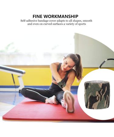 Milisten Camouflage Sports Athletic Tape - 4 Rolls Self-Adhesive Cohesive Bandages for Outdoor Use - Soft Compression Wraps - Buy Online on GoSupps.com