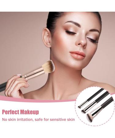 ZXCHOME Foundation Brush 3 Pieces Professional Make Up Contouring Brushes Concealer Brush with Soft Synthetic Fiber for Applying Liquid Foundation Blending Makeup on the Face - Buy Online on GoSupps.com