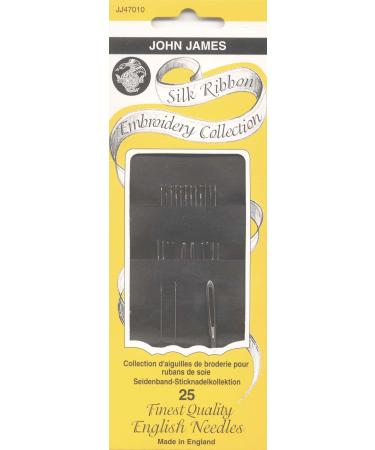 Colonial Needle JJ47010 Silk Ribbon Embroidery Needles Assorted 25-Pack