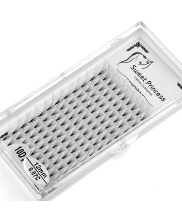 120Pcs Premade 10D C Curl Volume Eyelash Extensions - 0.07mm Thickness Natural Long False Lashes (8-18mm - Buy Online on GoSupps.com