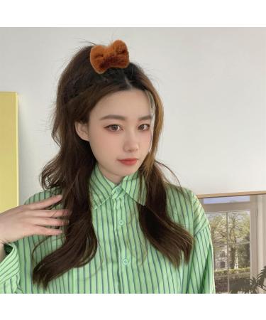 Maillard Look Hair Clip For Hot Girls Cute Bowknot Hair Barrettes Plush Ponytail Bangs Hair Clip For Teens Girls Festival Hair Barrettes For Daily Life Large Lovely Hair Barrettes For Woman Hair - Buy Online on GoSupps.com