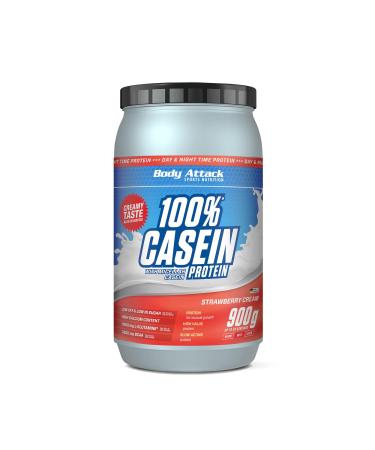 Body Attack 100% Casein Protein Amino Acids - Muscle Building Protein Low Carb - Mass Gainer - For Sportsmen Athletes and