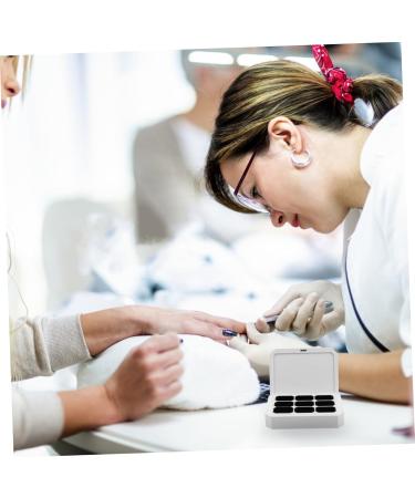  Ipetboom Ipetboom Solid Gel Nail Polish Palette Travel Nail Polish Storage Puck Portable Nail Polish Holder Divider Box Gel Nail Polish Palette Small Container for Nail Art - Buy Online on GoSupps.com