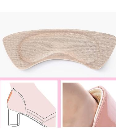 4 Pairs Heel Cushions - Ultimate Protection & Comfort for Shoes | Self Heel Inserts & Sponge Heel Pads - Buy Online on GoSupps.com