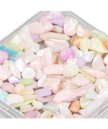 Seashell Slices Nail Art with Aurora Glitter Nail Decorations for UV Gel DIY - Buy Online on GoSupps.com