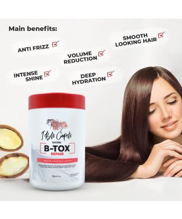 Ibelli Capelli Botox for Hair - Formaldehyde-Free Hair Treatment - Anti-Frizz & Volume Reduction - 35.2 oz - Repair & Smoothing - Buy Online on GoSupps.com